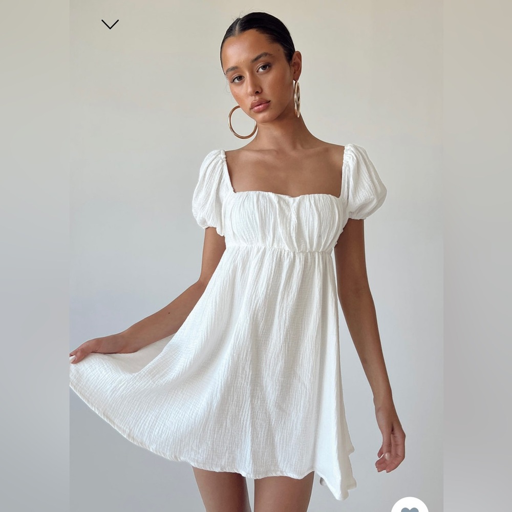 Let’s dance mini dress white
